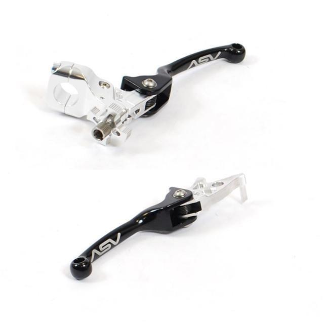 Kawasaki kfx400 kfx450 asv f3 brake clutch levers black kfx 400 450