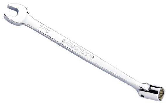 Carlyle hand tools cht sw114 - wrench, combination open end; 7/16""; polished...