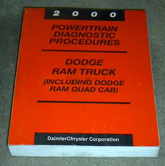 2000 dodge ram truck diesel & gas powertrain diagnostics factory manual