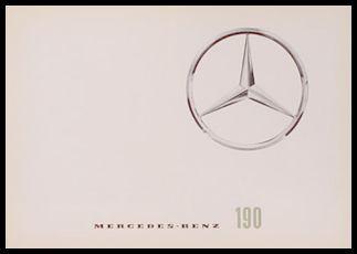 1962 1963 mercedes-benz 190 brochure xlnt!