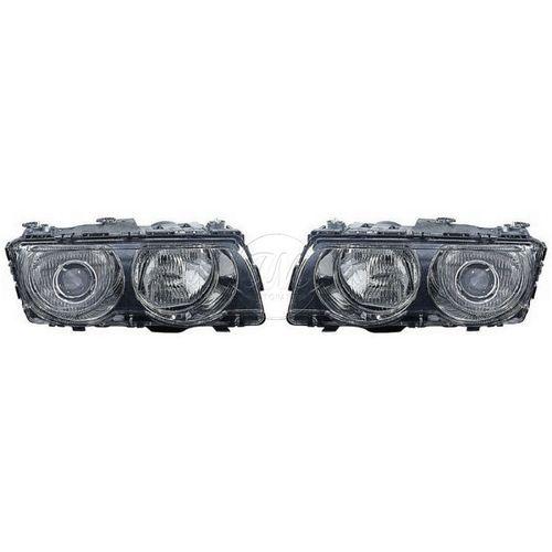 Hid xenon headlights headlamps left & right pair set new for 99-01 e38 7 series