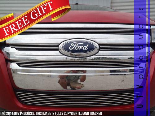 2011 ford edge 5pc combo chrome billet grille kit custom 11 upper & bumper