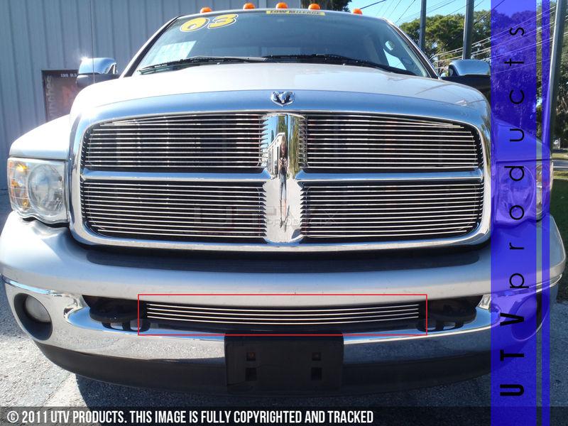 2002 2003 2004 2005 dodge ram 2500 bumper billet grille chrome lower custom 