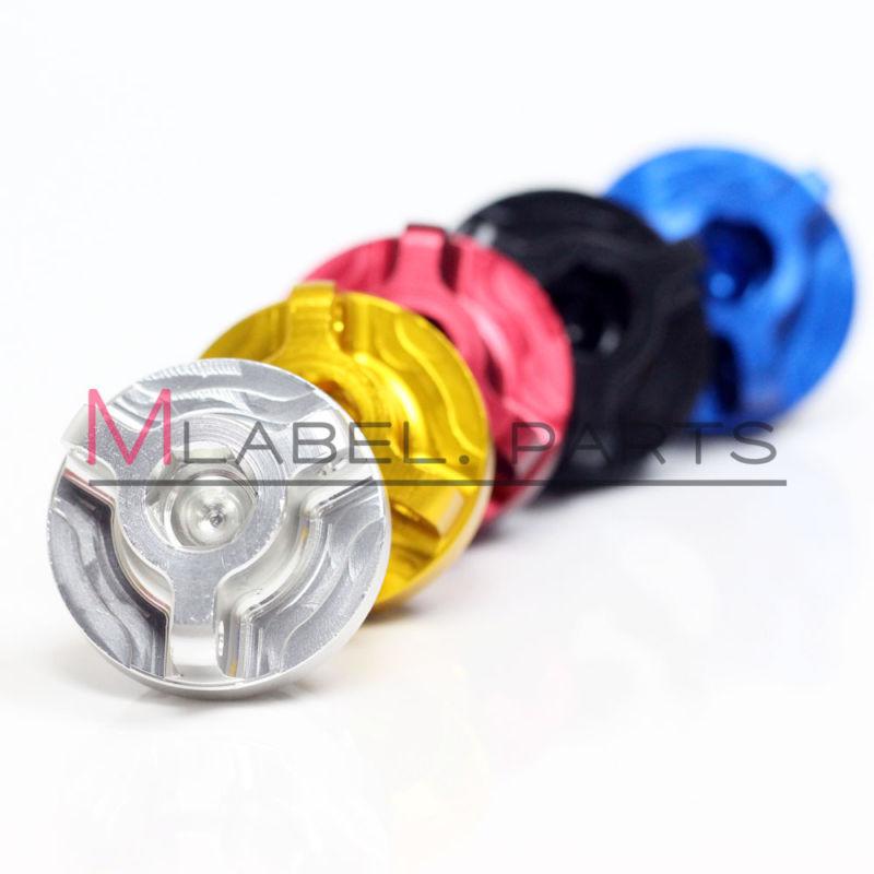 Red silver blue oil filler cap for ducati bike all dry clutch engine  model only