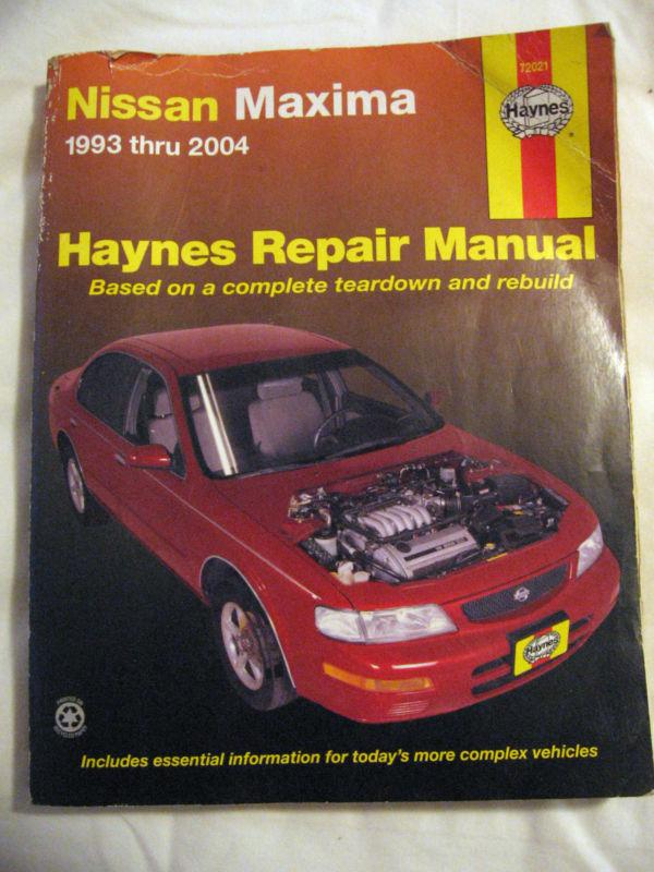 1993 thru 2004 nissan maxima haynes repair manual #72021