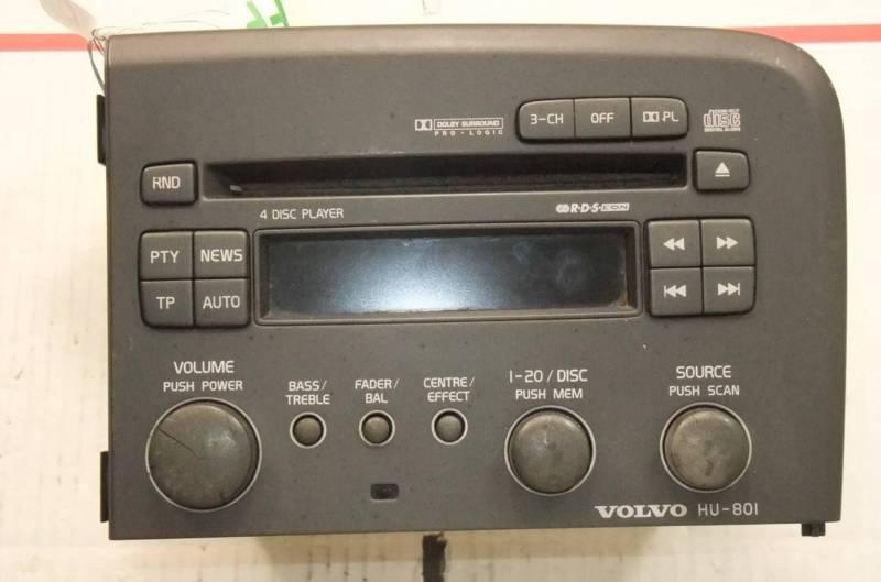 Radio am-fm-stereo cd player 1999 2000 2001 2002 2003 volvo s80 9496567-1 oem