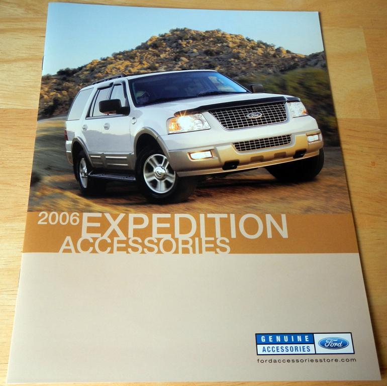 2006 ford expedition accessories catalog brochure