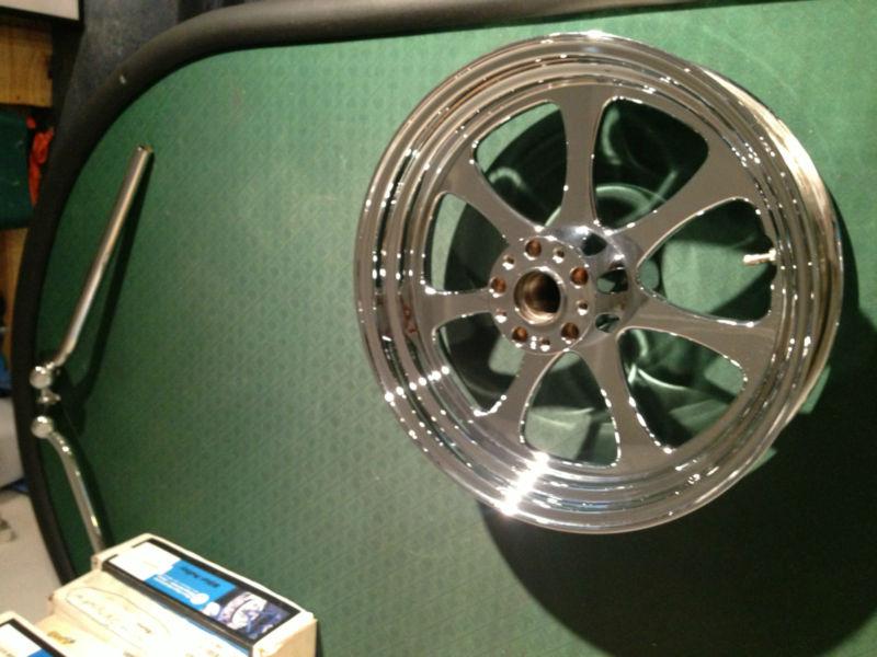 Sell Harley Davidson Custom Arlen Ness Smooth 7 Chrome Rim 16x4.25 in ...