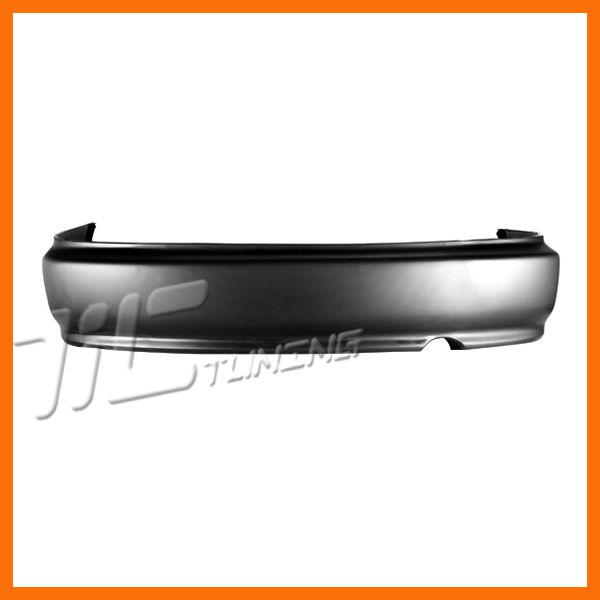 99 00 civic bumper rear facial smooth black cover usa built 2/4dr hx dx