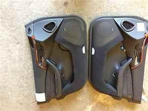 2004 mercedes benz s-class pair of front door pads oem