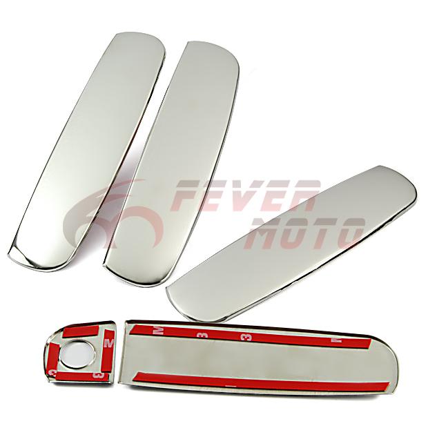 Fm triple stainless steel side door handle cover trim for audi quattro a3 s6 rs4