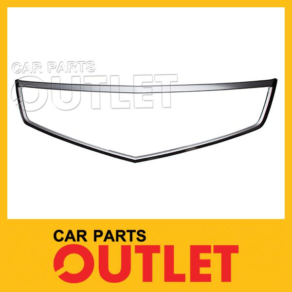 2006-2008 acura tsx front grille surround molding ac1210108 chrome plastic frame