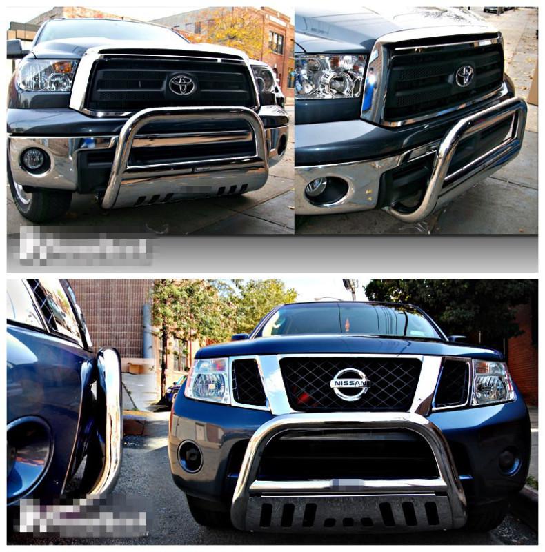 2007-2013 toyota tundra ss bull bar w/skid plate brush push grille guard new