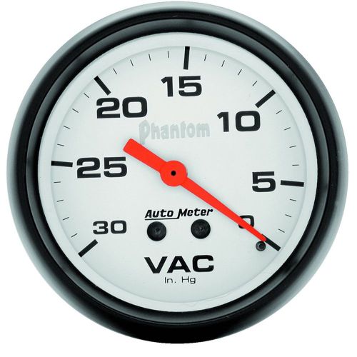 Auto meter 5884 phantom; mechanical vacuum gauge