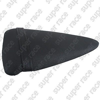 Good black pu leather passenger rear seat pillon cover f kawasaki zx6r 2007-2008