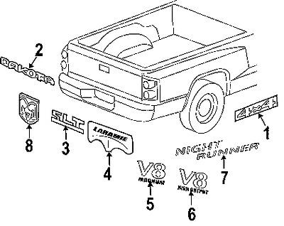 Dodge 5jn44gx9ac genuine oem factory original decal