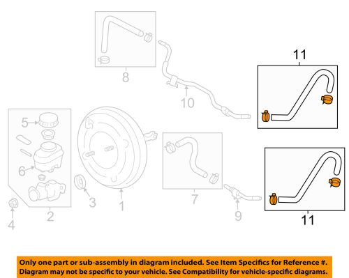 Subaru oem 2013 brz-vacuum hose 26194ca030