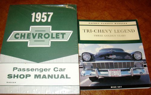 1957 57 chevrolet shop service manual bel-air convertible 210 150 nomad &amp; bonus