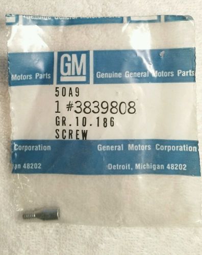 Nos gm# 3839808 mirror mount screw for a 1953-79 corvette