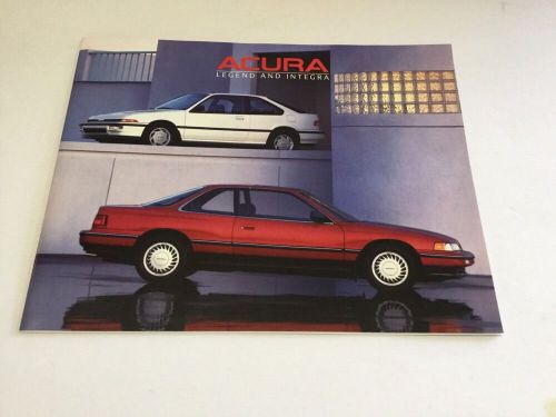 1988 acura integra rs legend l ls coupe sales brochure dealer literature