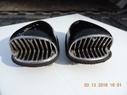 Vintage 1961 cadillac fleetwood rear air intake vent scoops - original gm