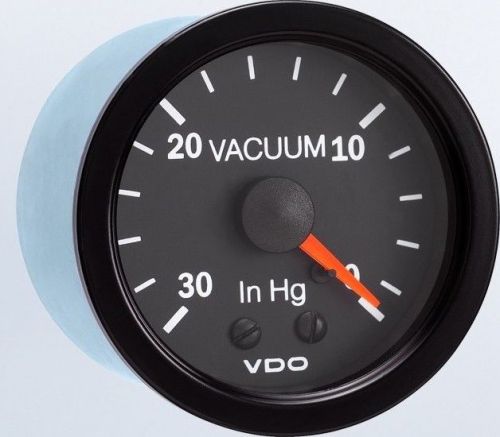 Vdo 150-131 vacuum pressure 30 inhg - vision black