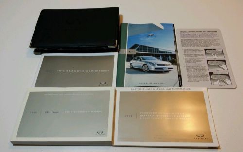 2005 infiniti g35 owners manual coupe / sedan limited platinum sport premium