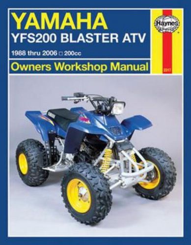 Haynes atv repair manual yamaha yfs200 blaster 88-02