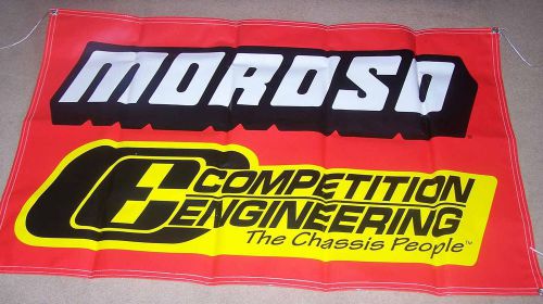 Moroso competition engineering racing banner new 5 feet long new free decals