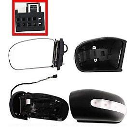 Power heated side view door mirror assembly pair set driver+passenger left+right