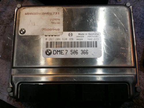 Bmw bmw 740i engine brain box electronic control module 99 00 01