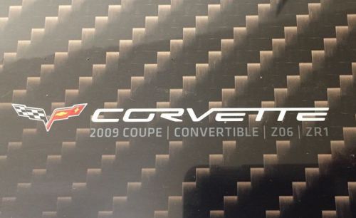 Corvette 2009 - dealer book brochure - z51 chevrolet c6 - ls3 conv z06 zr1 wrap