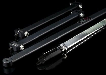 Weapon r 980-111-105 strut bars rear tower bar cage set for 2002-06 honda fit