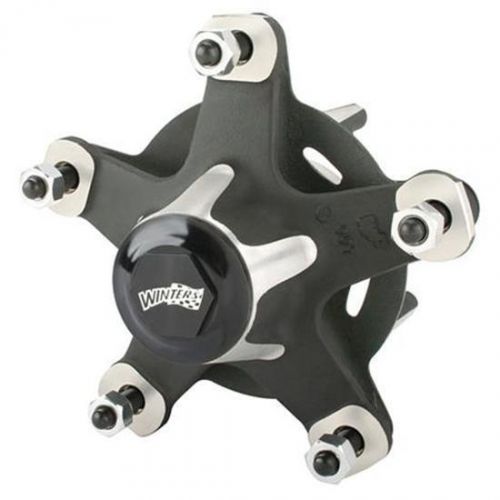 Winters low friction wide 5 front hub,aluminum,w/angular contact ball bearings