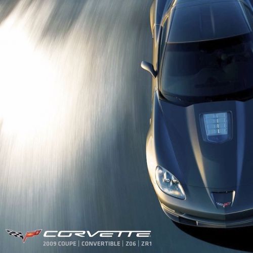 Corvette z06 2009 - dealer book brochure - c6 chevrolet - 09 zo6 ls7 427 - new