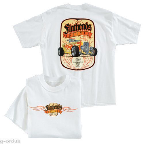 Official ford 1932 2007 deuce v8 75th anniversary flatheads forever hotrod shirt