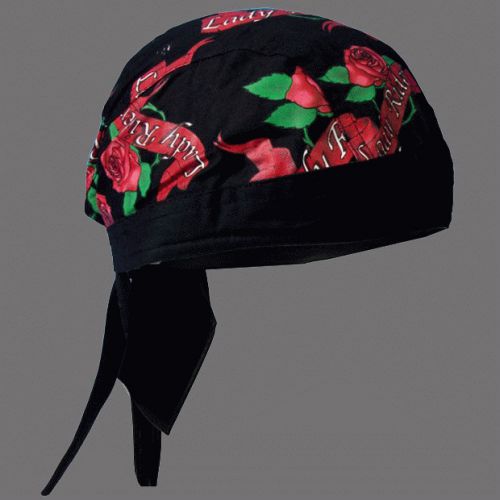 Lady rider roses head wrap  cap