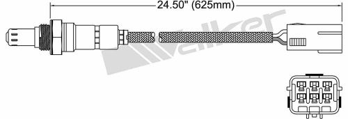 Oxygen sensor-walker oe walker products 250-25102 fits 2014 mazda 3 2.0l-l4