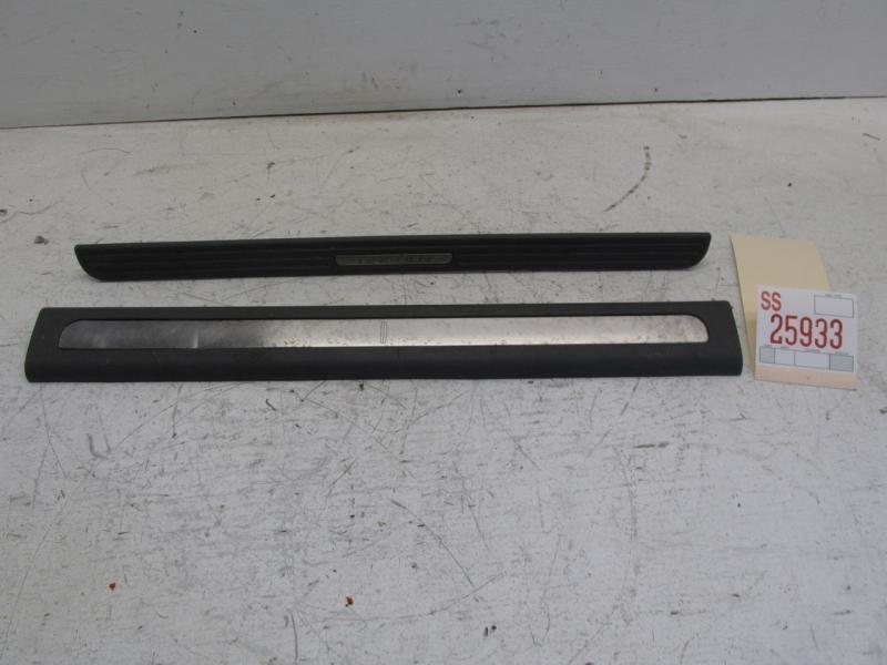 00-02 lincoln ls left driver front door foot trim sill panel plate trim chrome