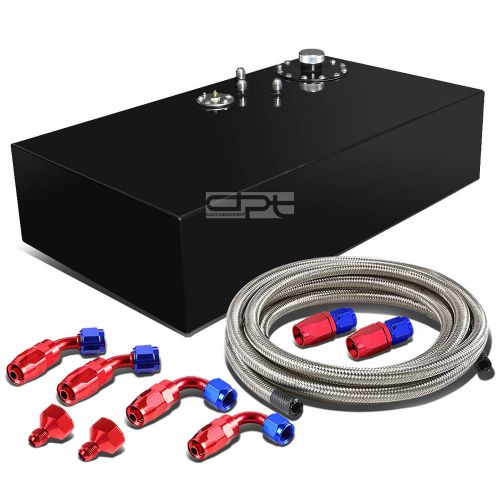 17 gallon top-feed coated race reserved tank+cap+level sender+nylon line kit