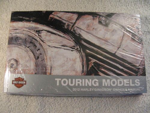 2012 harley-davidson touring owners manual kit 12 new hd138