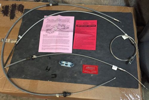 Mopar 1970 barracuda emergency brake cable unit stainless steel