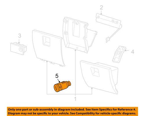 Chrysler oem instrument panel dash-lock cylinder 4746315