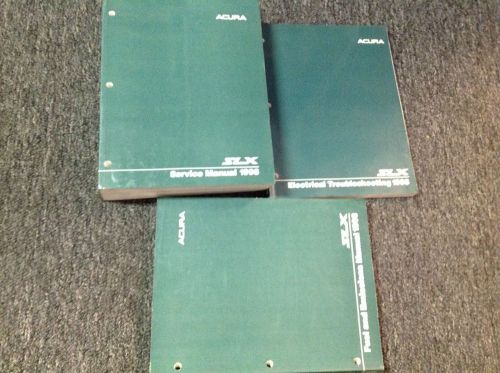 1996 acura slx service repair shop manual set w etm supplement &amp; electrical