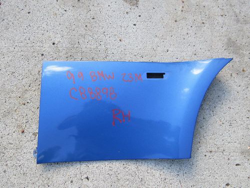 99 bmw z3 m roadster e36 front fender, passenger side blue