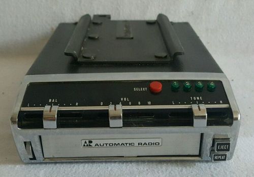 Vintage ar automatic radio 8 track player w/ mount - model spb-5001 b