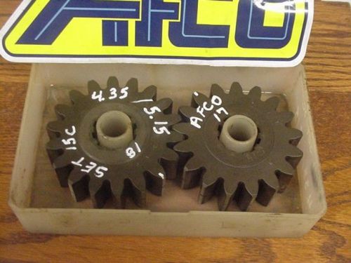 Afco set #15c quick change rear end 4.35-5.15 gears &amp; case 10 spline t14 sprint