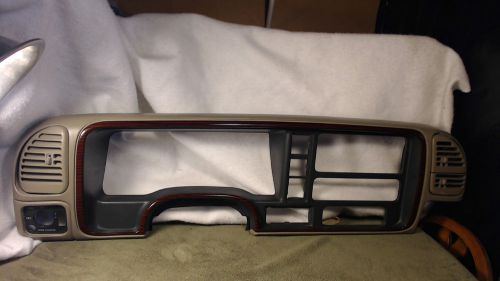 1999 cadillac escalade dash gauge bezel &amp; yukon silverado tahoe chevy surburban