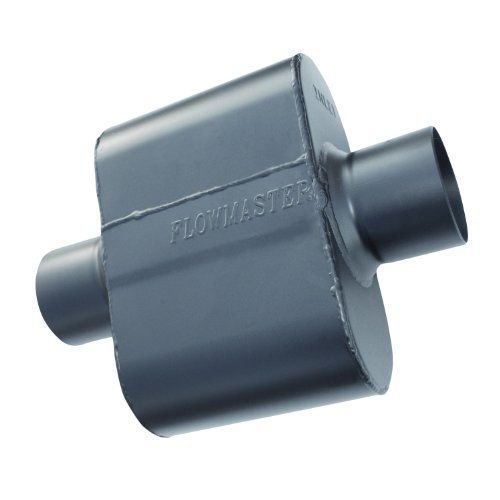 Flowmaster 842515 super 10 muffler 409s - 2.50 center in / 2.50 center out -