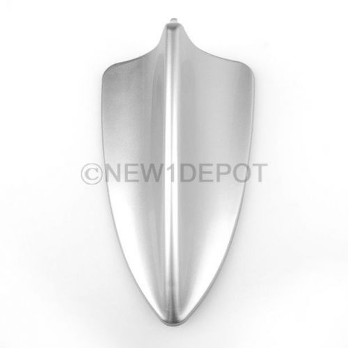 1p gray shark fin style roof mount aerial antenna base mast decor for bmw vw nd